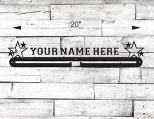 Load image into Gallery viewer, Personalized Single Rung Medal Holder