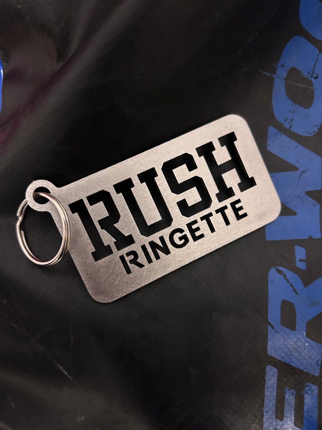 Red Deer Ringette Keychain