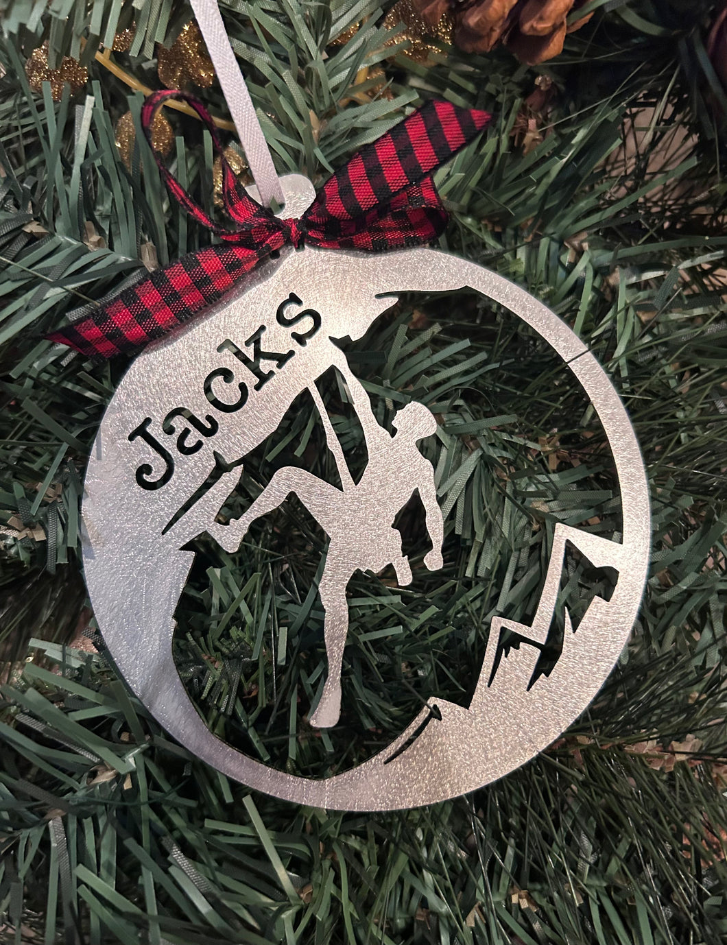 Rock Climber Ornament