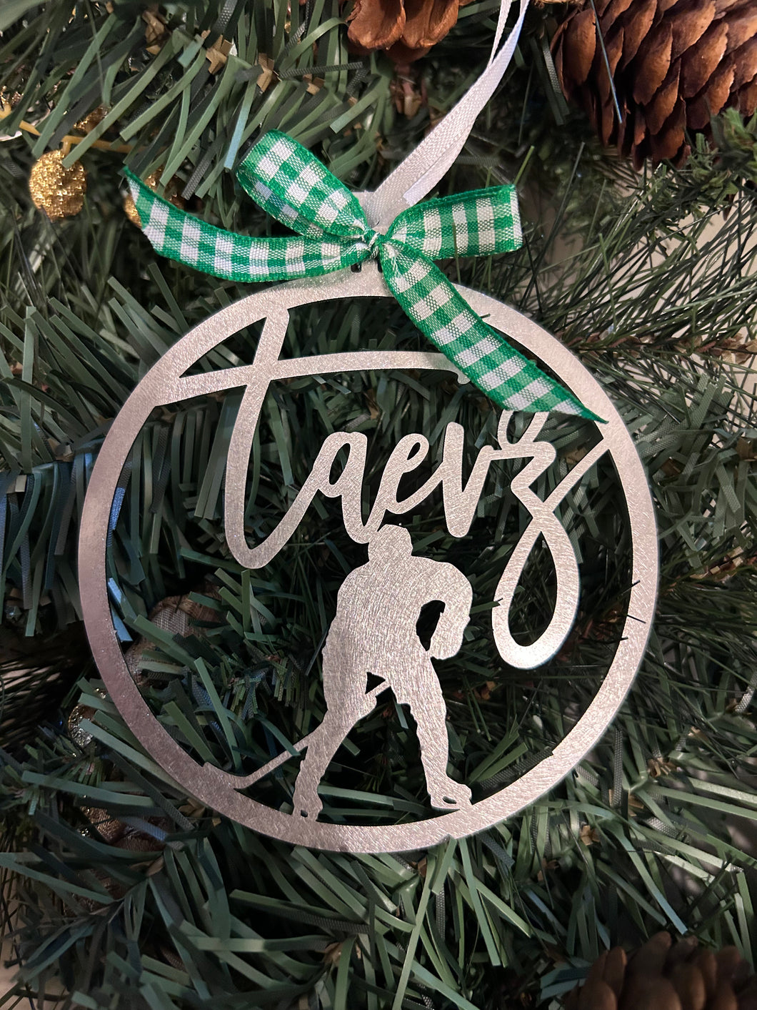 Personalized Sport Silhouette Ornament