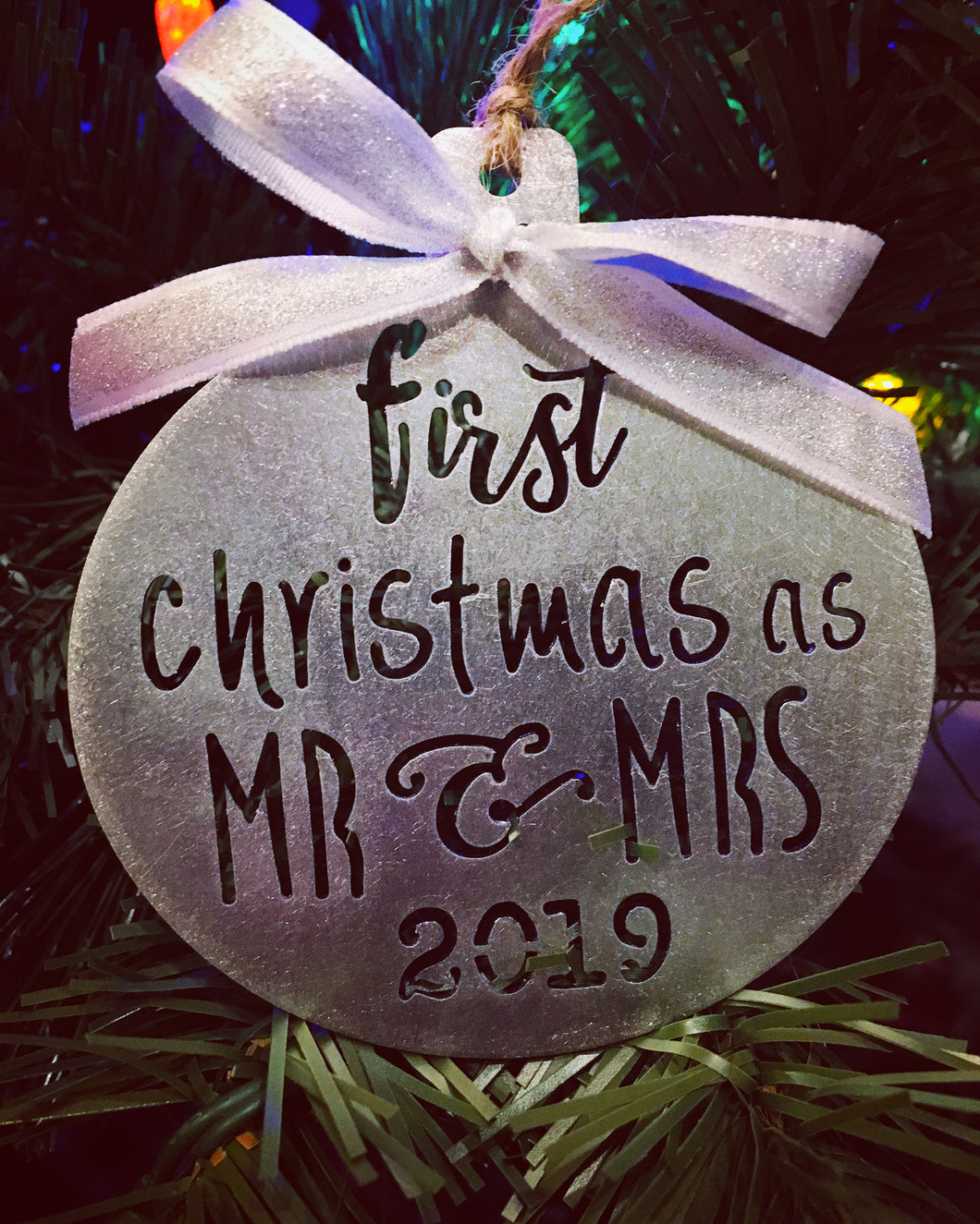 First Christmas as Mr and Mrs Ornament