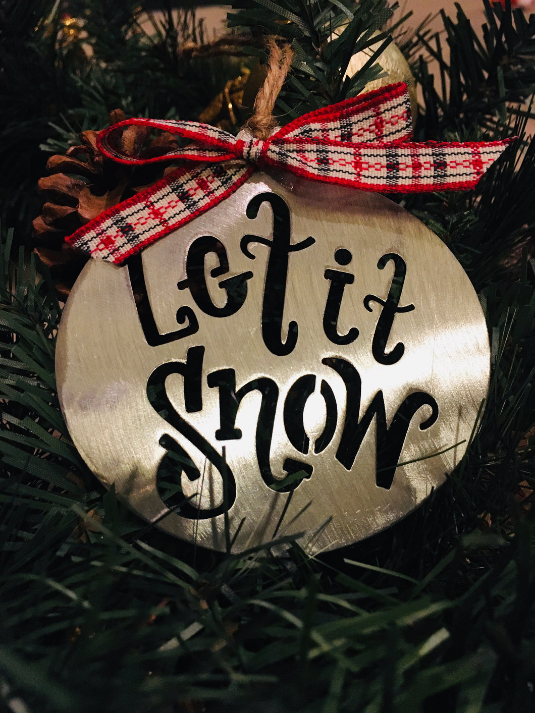 Let It Snow Ornament