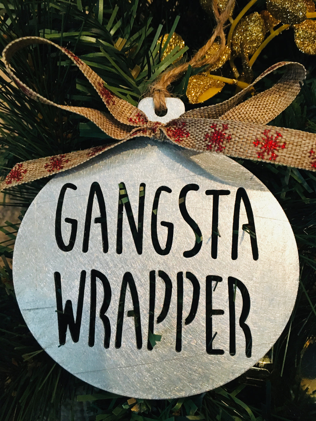 Gangsta Wrapper Ornament