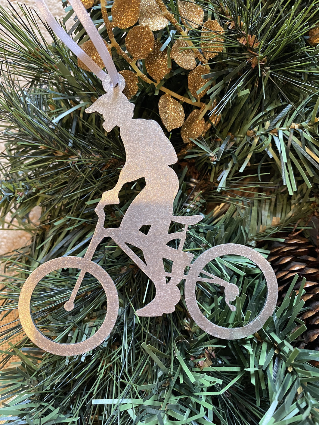 Mountain Biker Ornament