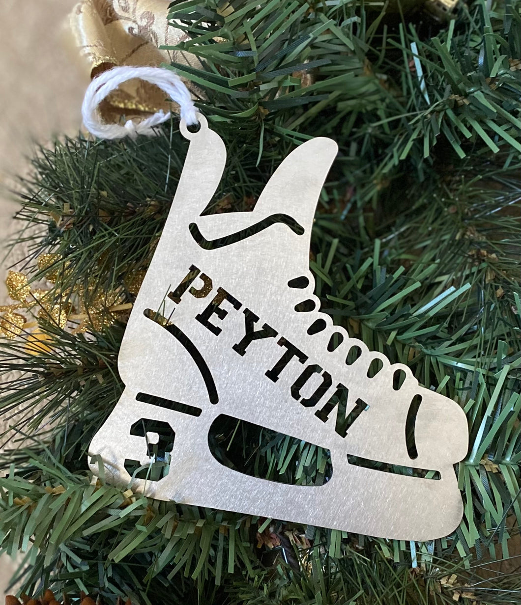 Hockey Skate Ornament