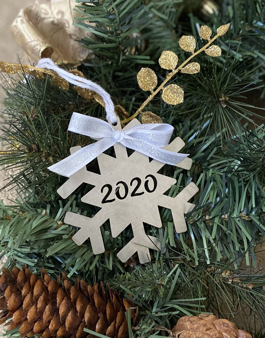 Snowflake Year Ornament