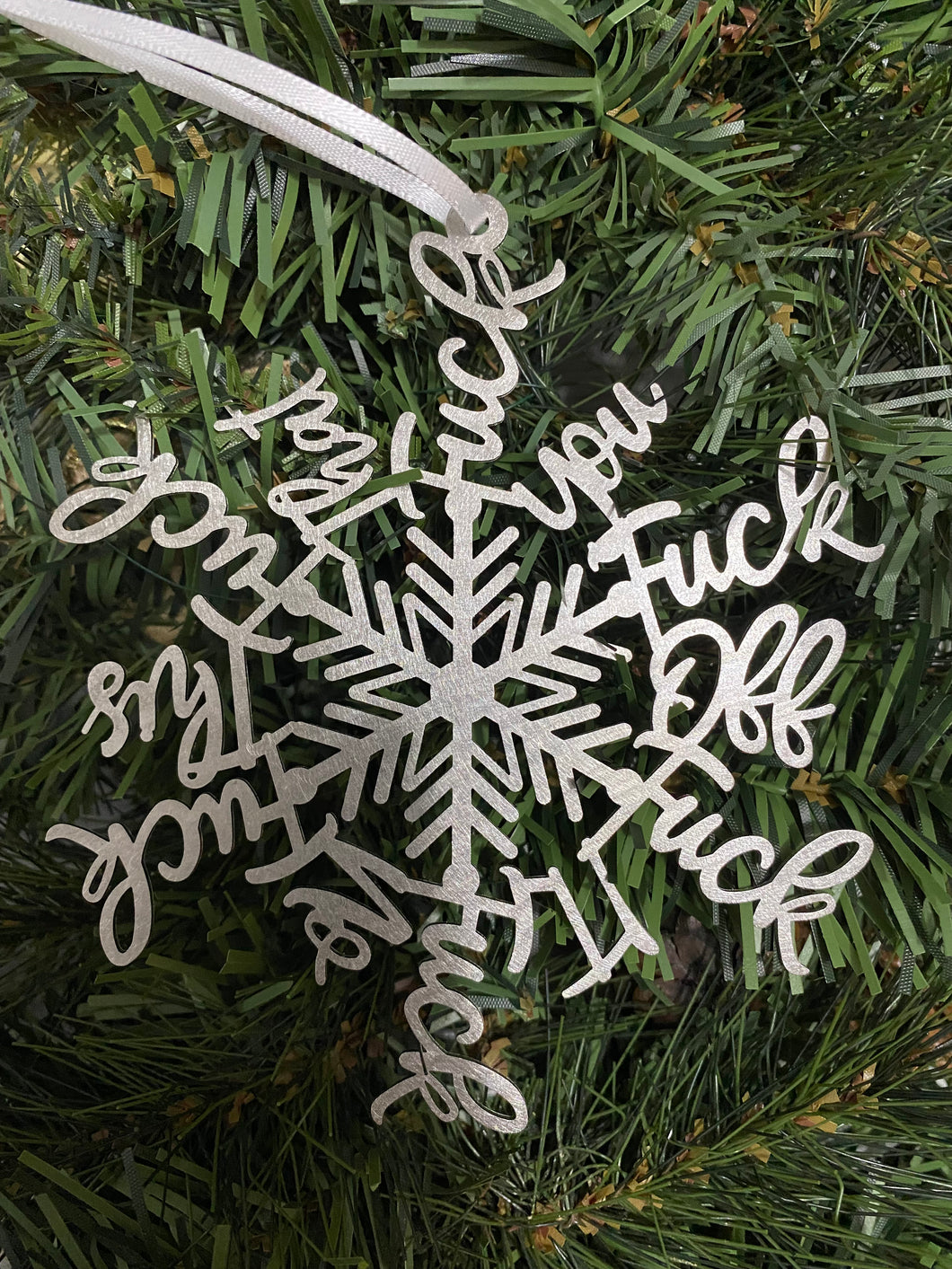 Fuck Everything Ornament